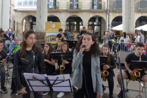 Concierto de grupos de Musika Eskola en Ordizia